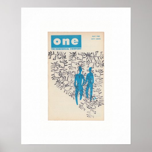 Limited Edition ONE Magazine, May 1960プリント ポスター (正面)