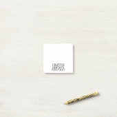 Limited Edition Personality Sarcastic Typography ポストイット (デスク上)