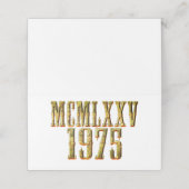 Limited Edition Retro Birthday 50 year プレイスカード (外部開封)