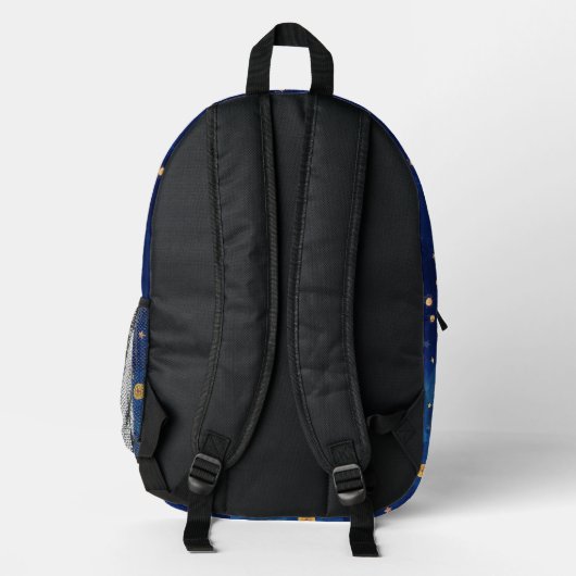 Limited Edition Van Gogh Starry Night Backpack プリントバックパック (裏面)