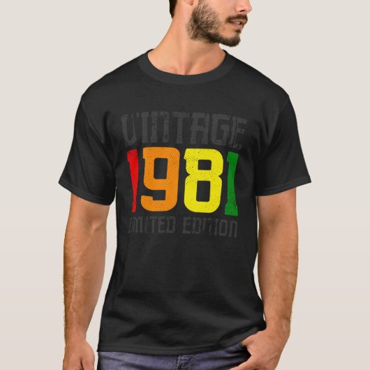 Limited Edition - Vintage 1981 Tシャツ (正面)
