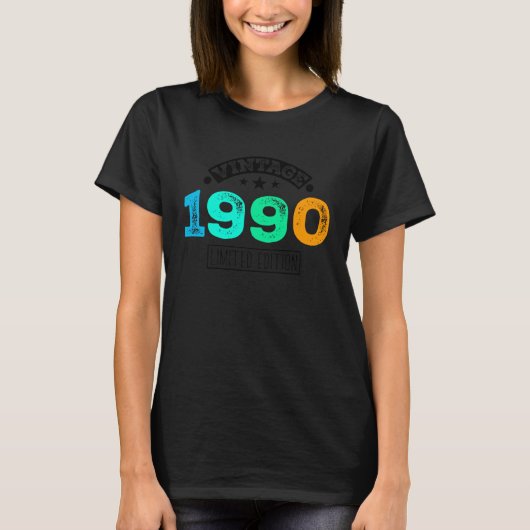 Limited Edition - Vintage 1990 Tシャツ (正面)