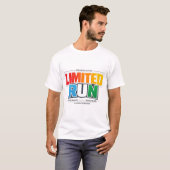 Limited Run — Exclusive Edition  Tシャツ (正面フル)