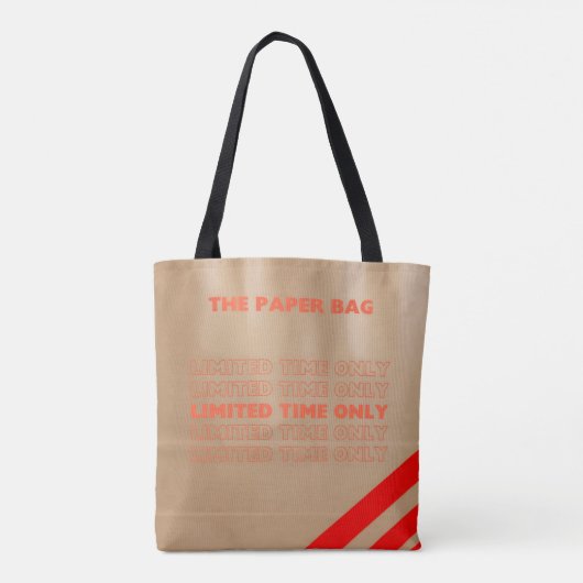 Limited time only THE Paper Bag shopping tote bag トートバッグ (裏面)