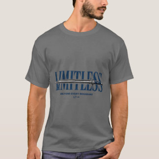 "Limitless" 激励メンズTシャツ Tシャツ