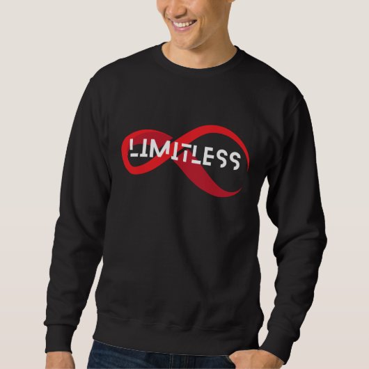 LIMITLESS 無限大シンボル スウェット スウェットシャツ (正面)