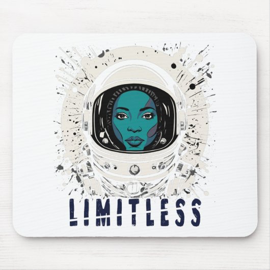 Limitless Astronaut Girl - Mousepad マウスパッド (正面)
