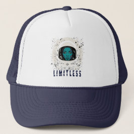 Limitless Astronaut Girl Trucker Hat キャップ