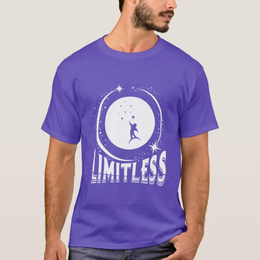 Limitless Motivational inspirational Quotes friend Tシャツ (正面)