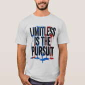 Limitless Pursuit Inspiring Colorful Drip Graphic Tシャツ (正面)