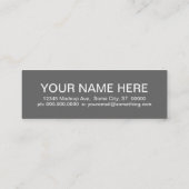 LIMO (モダン正方形) スキニー名刺 (裏面)