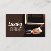Limo Service Driver, Cab, Taxi Business Card 名刺 (正面)