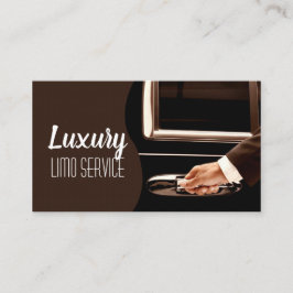 Limo Service Driver, Cab, Taxi Business Card 名刺