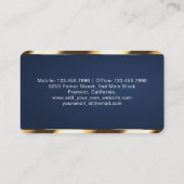 Limo & Taxi Driver Modern City Professional Car  名刺 (裏面)