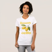 limon cello t-shirt for women and men tシャツ (正面フル)