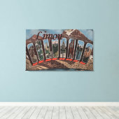 Limon, ColoradoLarge Letter ScenesLimon, CO キャンバスプリント (インサイチュ (ウッドフロア))