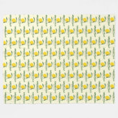 Limoncello フリースブランケット (正面(横))