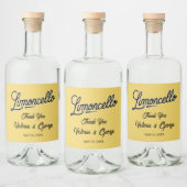 Limoncello リキュールボトルラベル (ボトル)
