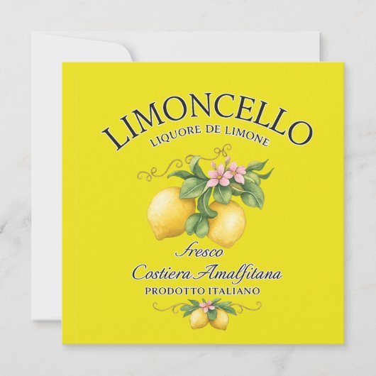 Limoncello Italy Amalfi Coast (正面)