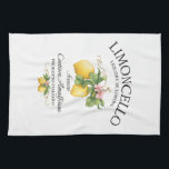 Limoncello Italy Amalfi Coast キッチンタオル<br><div class="desc">Limoncello Italy Amalfi Coast Kitchen Towel</div>