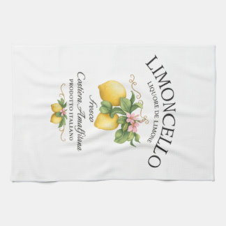 Limoncello Italy Amalfi Coast キッチンタオル