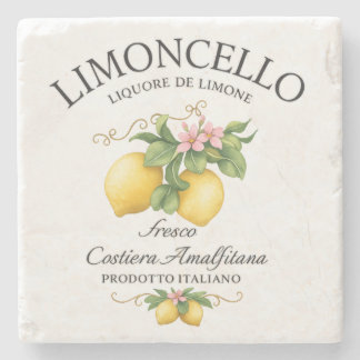 Limoncello Italy Amalfi Coast ストーンコースター