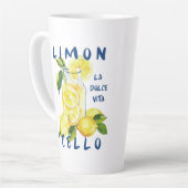Limoncello La Dolce Vita  Italy Lover カフェラテマグ (左アングル)