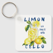 Limoncello La Dolce Vita Souvenir Italy Lover キーホルダー (正面)