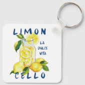 Limoncello La Dolce Vita Souvenir Italy Lover キーホルダー (裏面)