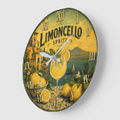 Limoncello Spritz ラージ壁時計 (傾斜)
