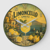 Limoncello Spritz ラージ壁時計 (正面)