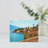 Limone Sul Garda Lake Gardaイタリアの写真絵画の ポストカード (スタンド正面)