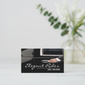 Limousines Limo Car Services Driver Business Card 名刺 (スタンド正面)