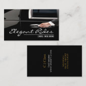 Limousines Limo Car Services Driver Business Card 名刺 (正面/裏面)