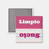 Limpio/Sucio マグネット (正面/裏面)