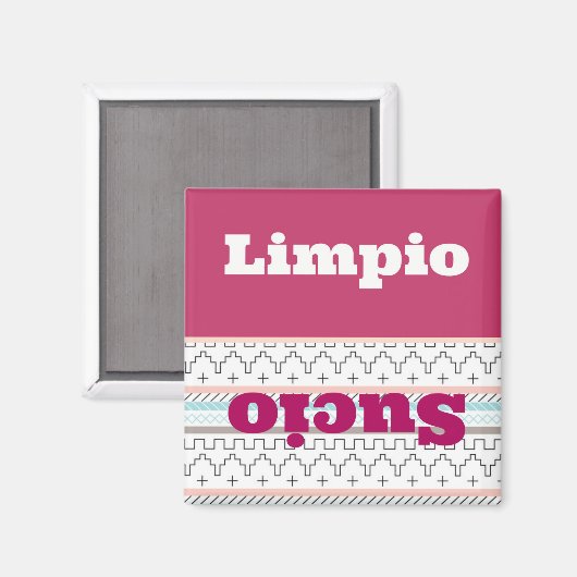 Limpio/Sucio マグネット (正面/裏面)