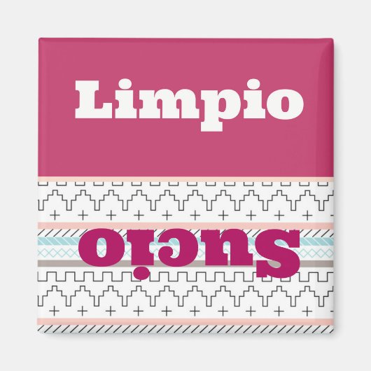 Limpio/Sucio マグネット (正面)