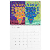 Lin Tarczynski's Maskyrinth Calendar for 2026 カレンダー (3月 2027)