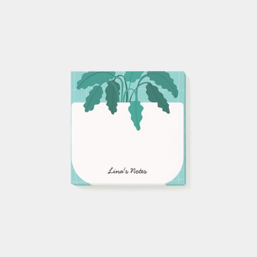 Lina’s Notes – Botanical Plant Pot Sticky Notes ポストイット (正面)