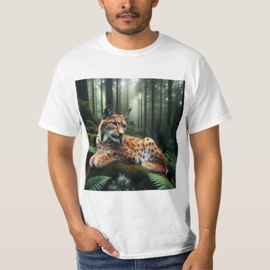 Lince Ibérico: El Símbolo de la Conservación Tシャツ (正面)