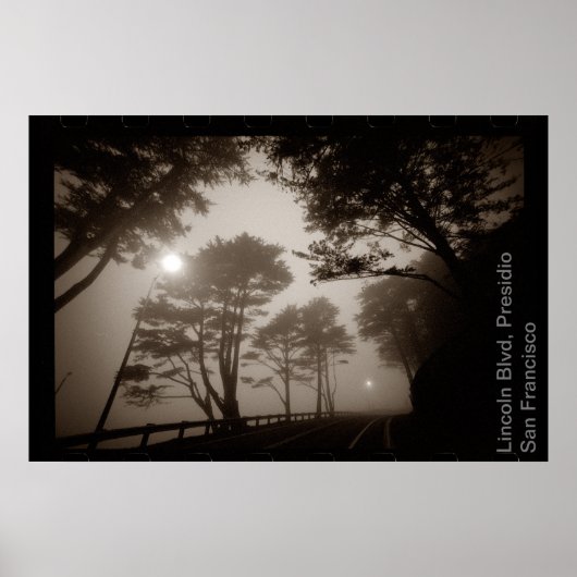 Lincoln Blvd, Presiddio SF Sidelabel Poster ポスター (正面)