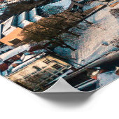 Lincoln Cathedral Winter Scene, UK ポスター (角)
