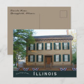 Lincoln Home Springfield Illinois ポストカード (正面/裏面)