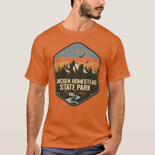 Lincoln Homestead State Park Kentucky KY Retro Sou Tシャツ (正面)