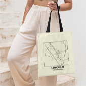 Lincoln, Lincolnshire City Map Tote Bag トートバッグ