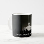 Lincoln Memorial – ワシントンDCマグ コーヒーマグカップ (正面左)