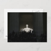Lincoln Memorial at Nightはがき ポストカード (正面/裏面)