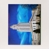 Lincoln Nebraska.クリスマスの挨拶 ジグソーパズル (縦)