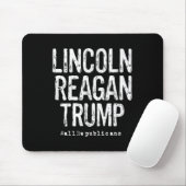 Lincoln, Reagan, Trump – 大統領お気に入りの会 マウスパッド (マウス)