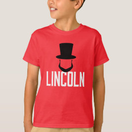 LINCOLN - Top Hat & Beard Tシャツ